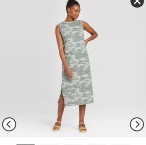 Sleeveless t shirt dress xs